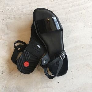 Hunter Patent Leather Sandals